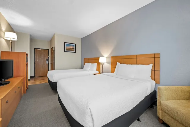 غرفة قياسية بسريرين كوين، Quality Inn Dubuque On Hwy 20 7/10
