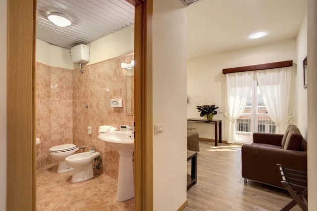 غرفة سوبيريور بسرير كوين بإطلالة على المدينة، Hotel Delle Nazioni 3/3