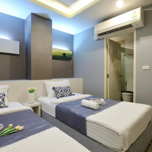 غرفة سوبيريور بسرير فردي، De Lux Bangkok Hotel 1/6