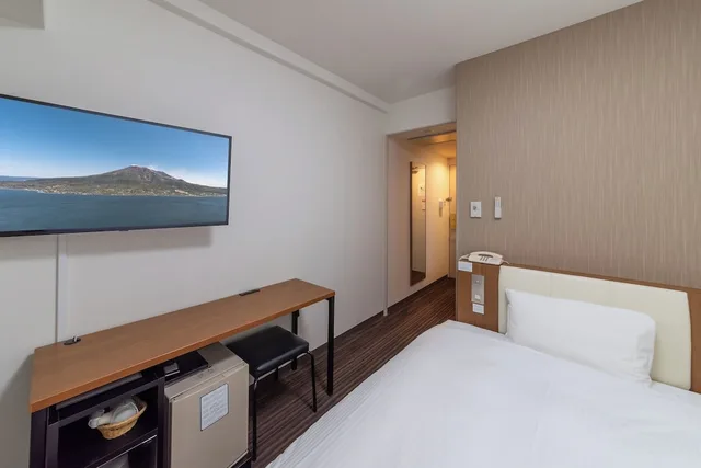 غرفة اقتصادية بسرير مزدوج، Kagoshima Washington Hotel Plaza 1/4