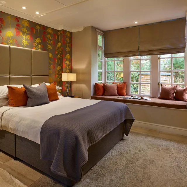 غرفة مريحة بسرير مزدوج، Langshott Manor 3/3