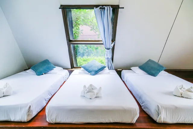 فيلا ديلوكس بسرير مزدوج وسريرين منفصلين، Rayong Chalet Resort 9/10