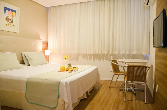 غرفة سوبيريور بسرير مزدوج بإطلالة على المسبح، Grande Hotel da Barra 2/10