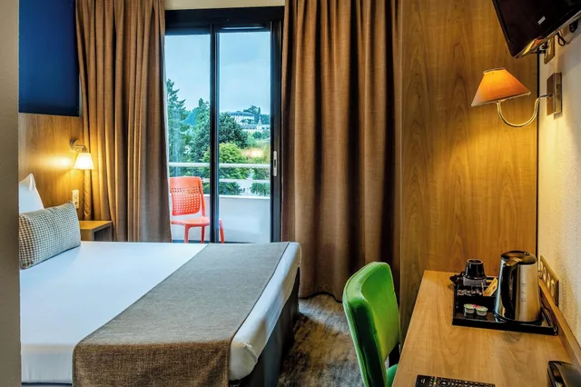 غرفة مفردة بإطلالة على المدينة بشرفة، Hotel Panorama 5/14