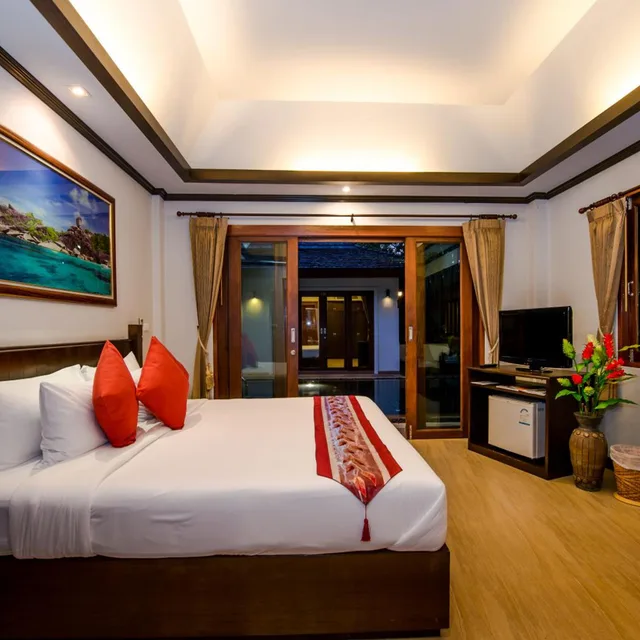 غرفة ديلوكس بسرير مزدوج، Paitan Villas Resort 1/10