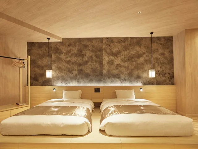 One Suite, 2 Double Beds, Luxury Floor، The New Hotel Kumamoto 2/3
