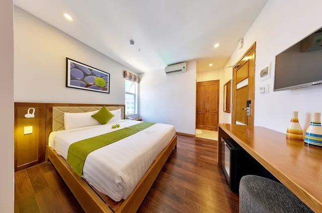 غرفة أساسية بسرير مزدوج أو سريرين منفصلين بإطلالة على المدينة، La Maison De Hang 8/10