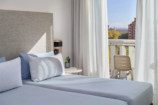 استوديو متصل بأربعة أسرّة بشرفة، Innside by Melia Barcelona Apolo 5/8