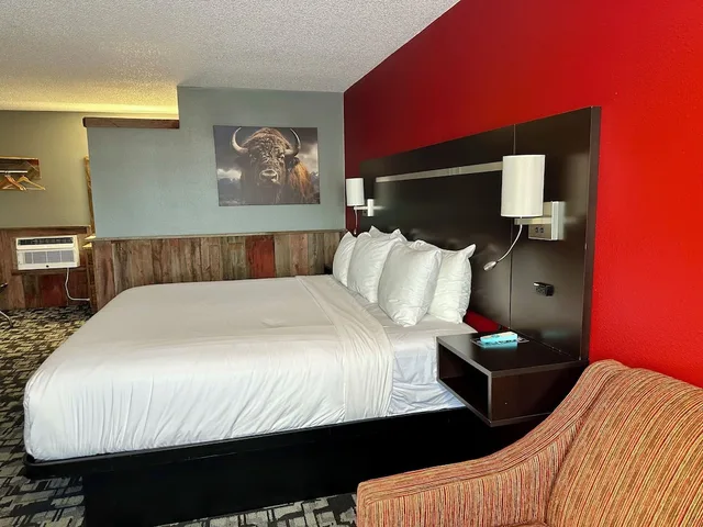 غرفة بسرير كينج مع أريكة، Americas Best Value Inn-Wall 3/8