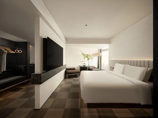 غرفة ديلوكس بسرير كينج وسرير كوين، Atours Hotel Shenzhen 1/1