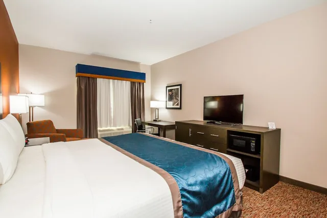 1 Bedroom, Single, King Bed, Accessible, Executive Inn Fort Worth West 1/1