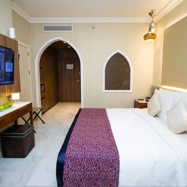 Deluxe, King Bed, Partial Haram View، فندق شذا(Tilal Jabal Alkabah ex Shaza Makkah) 2/8