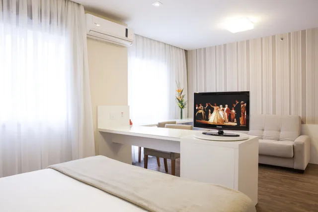غرفة سوبيريور فاخرة بسرير كوين مع أريكة، Intercity Porto Alegre Praia de Belas 3/10