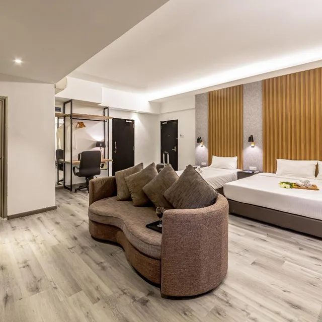 غرفة ديلوكس عائلية، Thy Executive Hotel 6/8