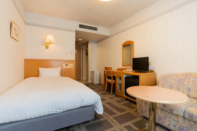 غرفة مفردة بإطلالة على البحر، HOTEL WELVIEW KAGOSHIMA 1/3