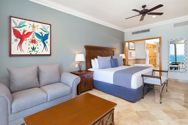 جناح بسرير كينج بغرفة نوم واحدة مع أريكة، Villa La Estancia Beach Resort & Spa Riviera Nayarit 3/5