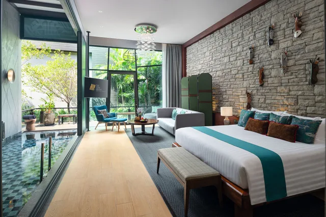 1 Bedroom, Emerald, Villa, King Bed, with Pool، The Gems Mining Pool Villas Pattaya 5/8