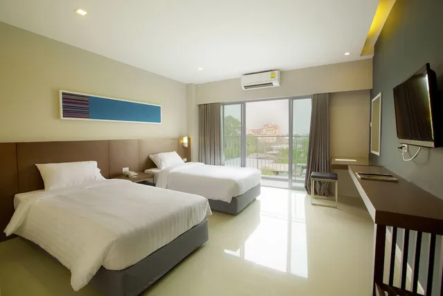 غرفة ديلوكس بسريرين منفصلين، V Hotel Ubon Ratchathani 2/2