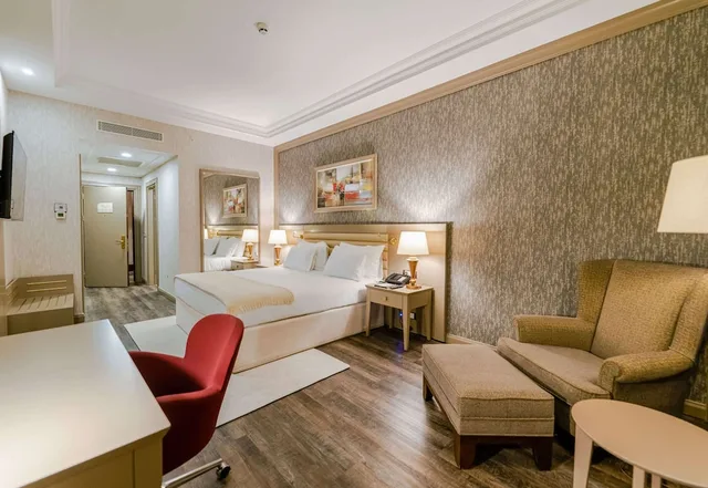 غرفة ديلوكس بسرير كينج بإطلالة على الجبل، Wellborn Luxury Hotel 8/10