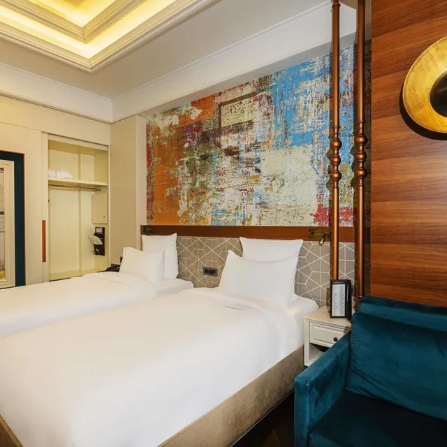 غرفة ديلوكس بسرير فردي مع أريكة، Mercure Istanbul Sirkeci 2/7