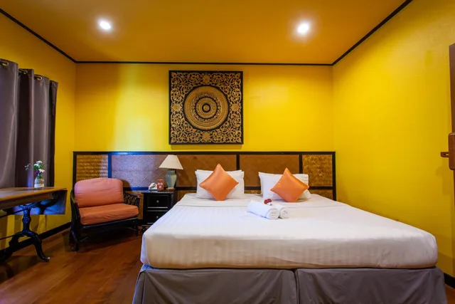 غرفة ديلوكس بسرير مزدوج أو سريرين منفصلين بإطلالة على الحديقة، Baan Krating Phuket Resort 7/10
