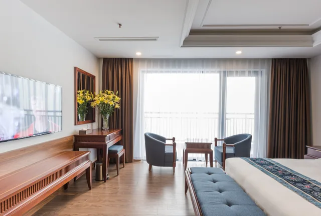 غرفة غراند ديلوكس بسرير مزدوج أو سريرين منفصلين، Bamboo Sapa Hotel 3/7