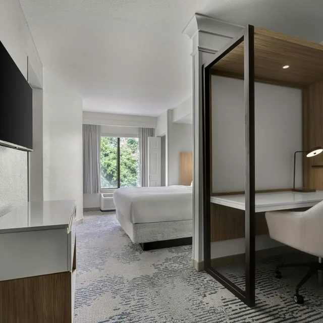 جناح بسرير كينج مع سرير سحّاب إضافي مع أريكة بحوض استحمام لذوي الإعاقة، SpringHill Suites by Marriott Jacksonville North I-95 Area 6/6