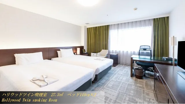 غرفة قياسية بسريرين منفصلين، Richmond Hotel Kagoshima Tenmonkan 1/1