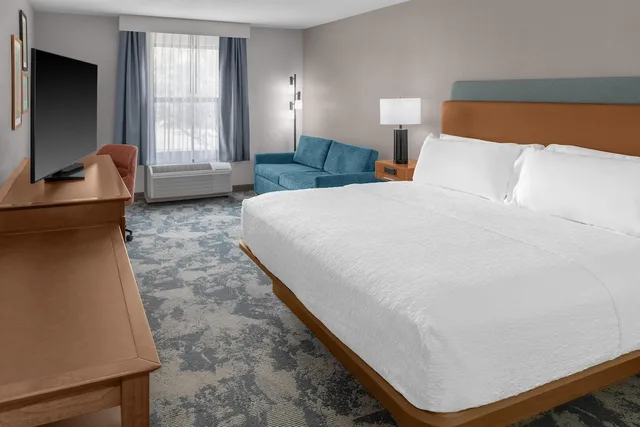 غرفة بسرير كينج مع أريكة لذوي الإعاقة، Hampton Inn Kansas City/Shawnee Mission 1/10