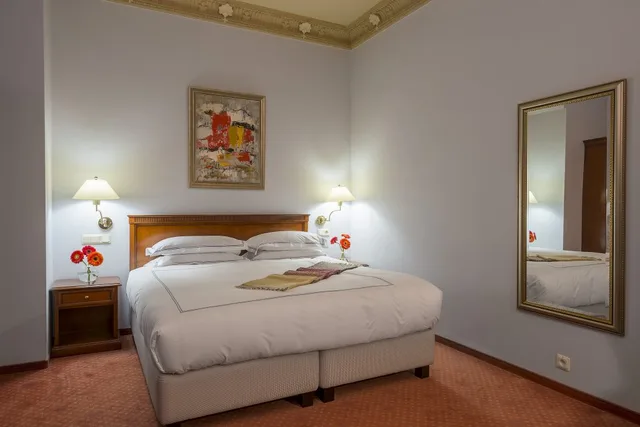 غرفة ديلوكس مفردة بسرير مزدوج بحوض استحمام، Grotthuss Hotel 1/2