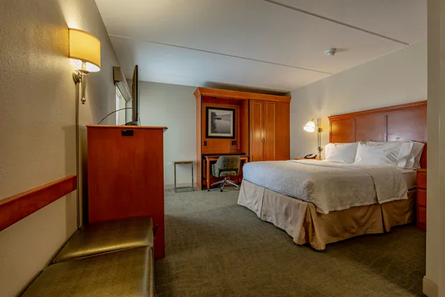 غرفة بسرير مزدوج، Hampton Inn Wheeling 5/6