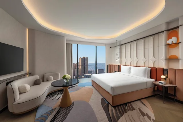 غرفة بريميوم بسريرين مزدوجين، Hotel Indigo Xian High-Tech Zone by IHG 2/4