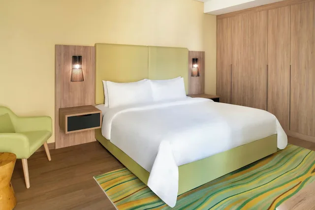 شقة بسريرين مزدوجين بإطلالة على المدينة بـ3 غرف نوم، Element City Center Doha 3/8