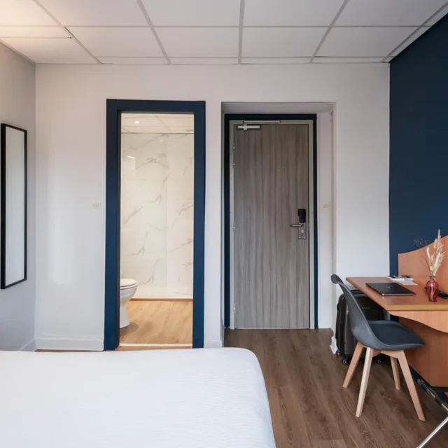 غرفة قياسية بسرير مزدوج، Hotel Du Parc 6/10