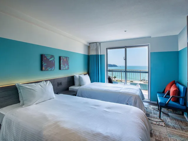 Semi Room, Superior, 2 Semi Double Beds, Lounge Access، Twin-Line Hotel Yanbaru Okinawa Japan 1/2