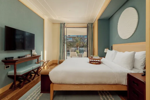 جناح استوديو بسرير كينج بإطلالة على المسبح بشرفة، The Quince Hotel, Porto Montenegro 1/2