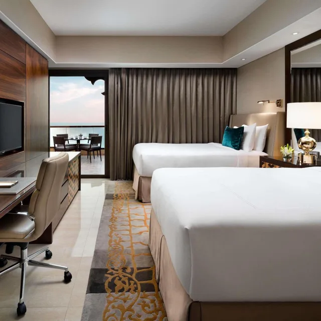 غرفة سيغنتشر بسرير فردي بإطلالة على البحر، Fairmont Ajman 1/5