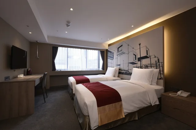 غرفة كلاسيكية بسريرين منفصلين، Green World Hotels Zhongxiao Taipei 3/6