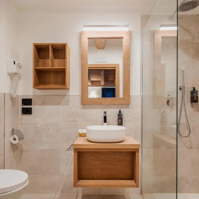 غرفة سوبيريور بسرير مزدوج أو سريرين منفصلين، Royal Hotel Cortina 9/9