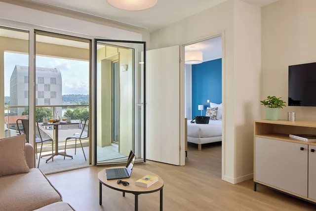 شقة بسرير كوين بغرفة نوم واحدة، Quality Aparthotel Bordeaux Saint-Jean 7/7