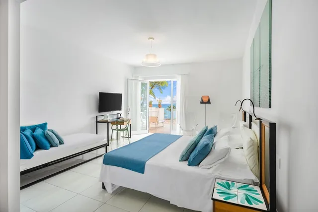 غرفة بسرير مزدوج بإطلالة على البحر، Hotel Apollon Club 10/10