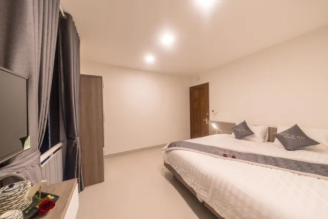 غرفة مريحة قياسية بسرير كوين، Stop And Go Boutique Homestay In Hue 7/10