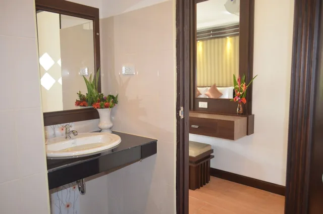 غرفة سوبيريور بسرير مزدوج بإطلالة على الحديقة، Lanta Nice Beach Resort 3/3