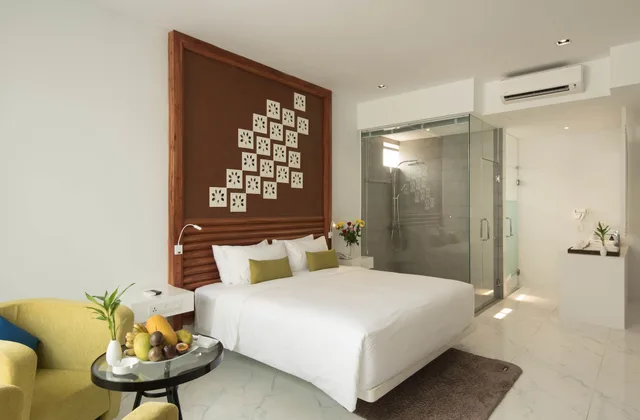 جناح شهر العسل فاخر بسرير كينج، King Rock Residence 2/3