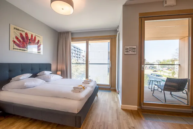 استوديو بزنس بسرير كوين، GO Apartments 1/10