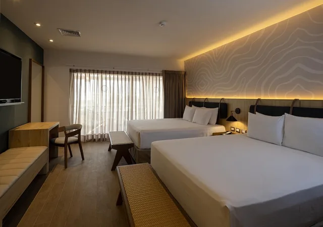 جناح جونيور بسريرين كوين بإطلالة جزئية على البحر، Aranwa Paracas Resort & Spa 1/3
