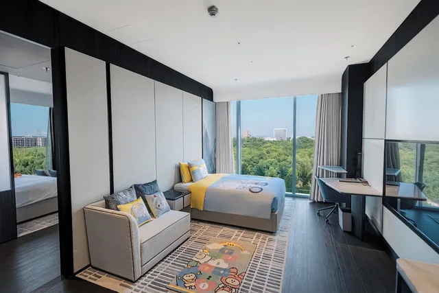 غرفة عائلية بسرير فردي، Crowne Plaza Ezhou 1/6