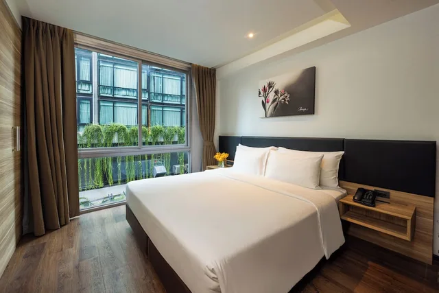 جناح ديلوكس بسرير كينج بغرفة نوم واحدة بمطبخ، Lit Bangkok Residence 1/8