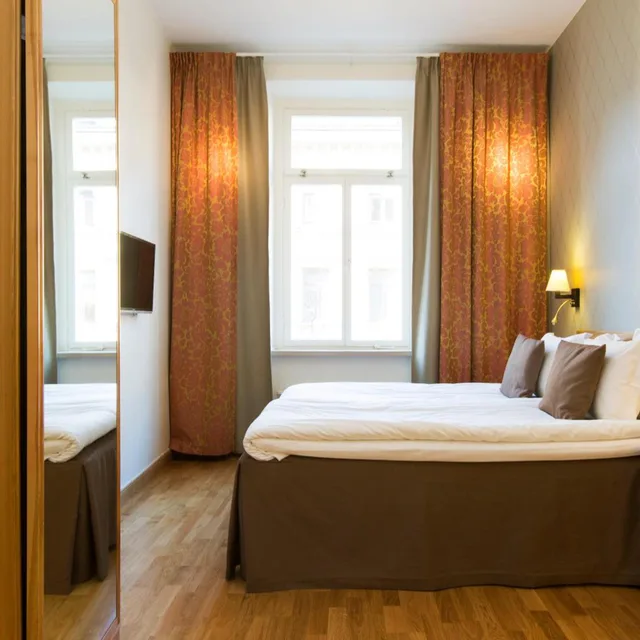 غرفة بسرير مزدوج أو سريرين منفصلين، Elite Hotel Adlon 2/10
