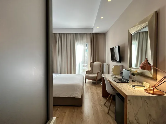 غرفة بسرير كوين، Areos Hotel 5/5